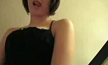 check out this pale vixen sucking cock on her knees?