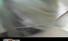 Mysterious masked girlfriend gives sloppy blowjob with ball licking in POV