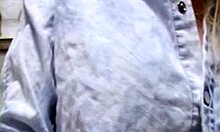 Big Boobed Blonde Bitch Masturbates in Close-Up.