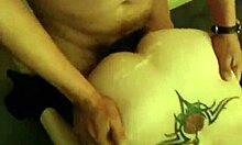 tattooed busty babe takes big dick