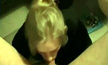 omg, my blonde gf just took cum in her mouth...