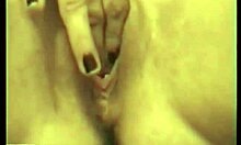 Damn, my slutty ex GF fingers her cunt on cam!