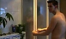 Watch this brunette hooker suck and fuck in the bathroom! She swallows every drop of cum.