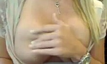 milky gf videos of busy blonde presenting her buxom