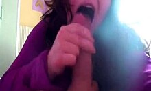 teen 18+ cunt makes eye contact while sucking cock 😏