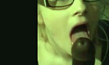 innocent blonde licks dark meat