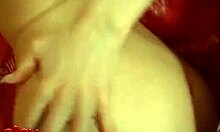 Bubbly Brunette Fingers Shaved Pussy