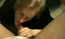 omg, my blonde gf just took cum in her mouth...