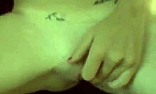 Naked amateur brunette girlfriend performs striptease and undresses slowly in private