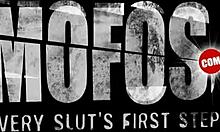 Tall teen enjoys deep connection in shaved intimacy