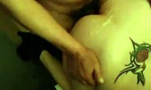 tattooed busty babe takes big dick