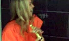 18 yo gal slams golden dildo into her friend’s tight hole