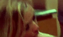 Bimbo with Long Blonde Hair Rammed Hard from Behind