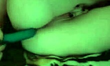 Homemade solo session with anal toys and dildo