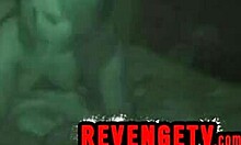 Hairy-Chested Dude Pounds Slutty Bimbo in Doggy Bedroom