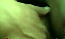 Young couple fucks outdoors with cum on ass