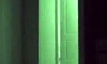 brunette gets slammed at night