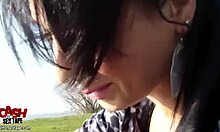 brunette couple in bunny outfit