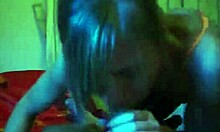 A Tanned Hottie Masterly Performs Great Deep Throat