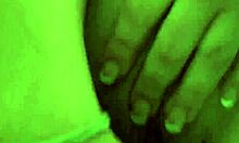 pierced emo bimbo squeezes big tits under wet shower