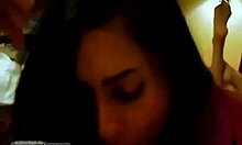 Cute Housewife Devours Man's Cock in POV Blowjob