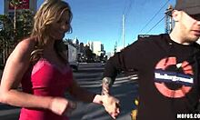 Blonde With Fake Tits Feels Intense Pleasure Riding Big Black Cock