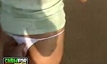 Party girlfriend and friend dancing at beach event