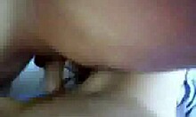 Very pale couple indulges in hardcore in bright bedroom