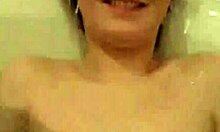 Girl with Long Tongue Loves Intense Oral Sex in Bathroom POV