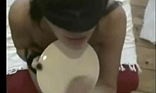 So Pretty Blindfold Brunette Wife Surrender To Cock And Accept Husband Orders