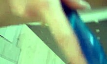 Blonde Babe Plays With Socks And Toys In Her Room