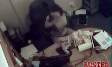 hey babe, watch me spread for you in this office homemade clip