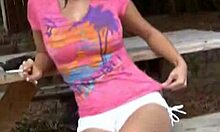 natural 18 yo washes curvaceous body in shower