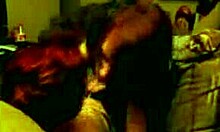 girlfriend's sloppy blowjob on boyfriend's cock with natural tits