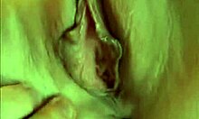 living room clip of naked girlfriend spreading wide for pov creampie