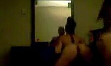 New kinky teen girlfriend and friend dance together in thongs