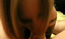 Tattooed Blonde Sucks Cock And Licks Balls For Her Lover