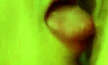 gal in clothes sucks cock outdoor and swallows