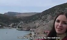 Exgf fucks guy in cowgirl outdoors!