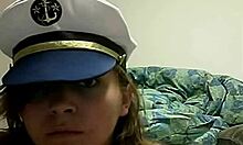 Pretty teen masturbates her horny pussy on webcam.