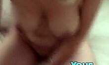 skinny inexperienced gal about to SUCK erect PENIS