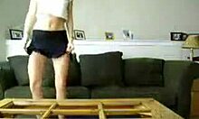 Shirtless Girl Undresses And Teases On Webcam