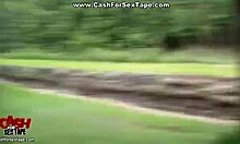 car driving vid, what’s this skanky prostitute showing off?