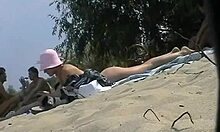 babe filmed on nude beach