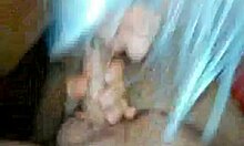 Super cute emo teen deepthroats