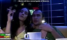 18 yo slutty gal gets brutally smashed in missionary position. she sucks cock and swallows cum in bathroom.