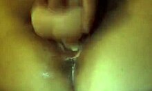 oriental vixen enjoys toy play with dildo and spreading juicy parts