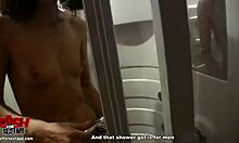 Intoxicating girlfriend gets drilled deep by her boyfriend in the shower
