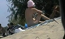 babe filmed on nude beach