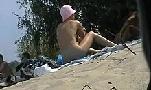 babe filmed on nude beach